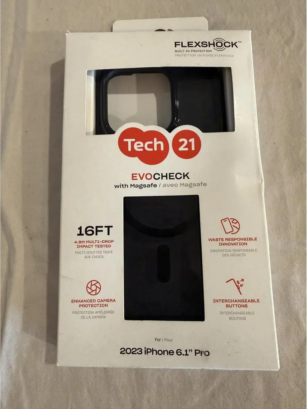 Tech21 Evocheck iPhone 15 Pro case